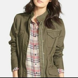 Hinge army green utility jacket